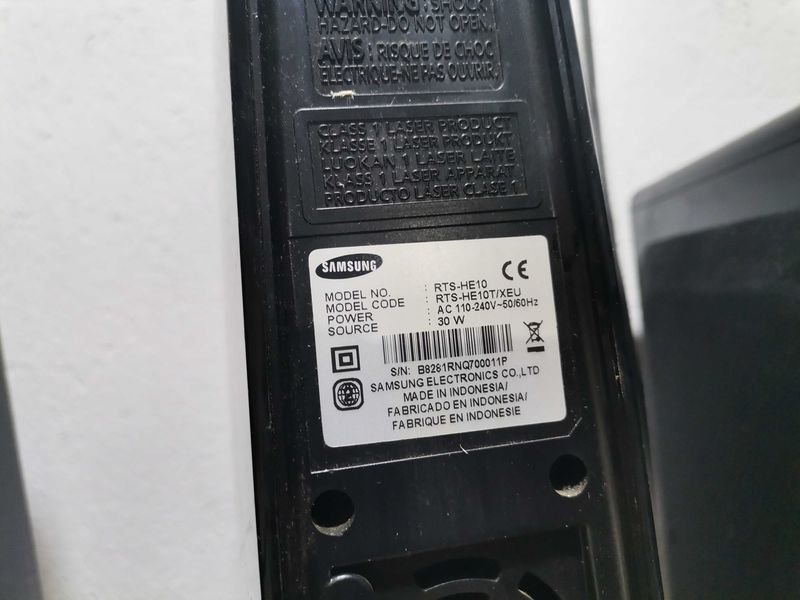 Домашно кино - Samsung RTS-HE 10