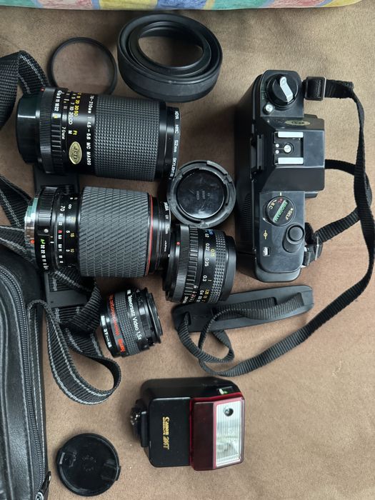 Vintege Canon T50 35mm SLR Film Camera