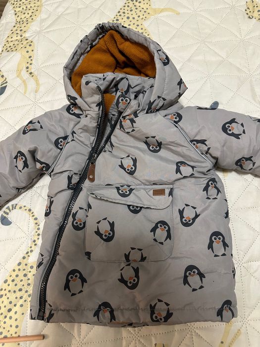 Зимни детски якета 9-12 Zara 12-18 80 също и 86 неразличими от нови