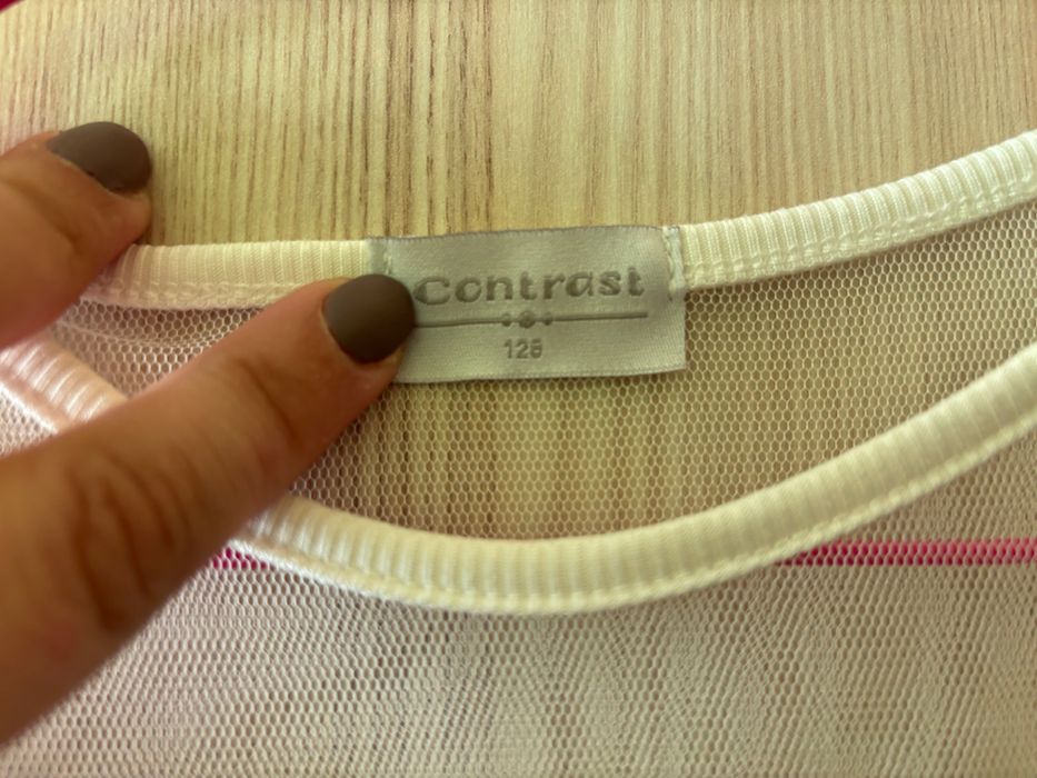 Бяла блуза на Contrast