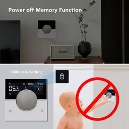 KETOTEK Termostat WiFi pentru Încălzire prin Pardoseală & Controlul Ce