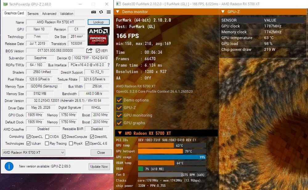 SAPPHIRE NITRO+ RX 5700 XT 8GB GDDR6 – Placa AMD Premium | Sigilii intacte | Cutie originală