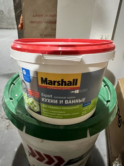 Латексная краска маршал