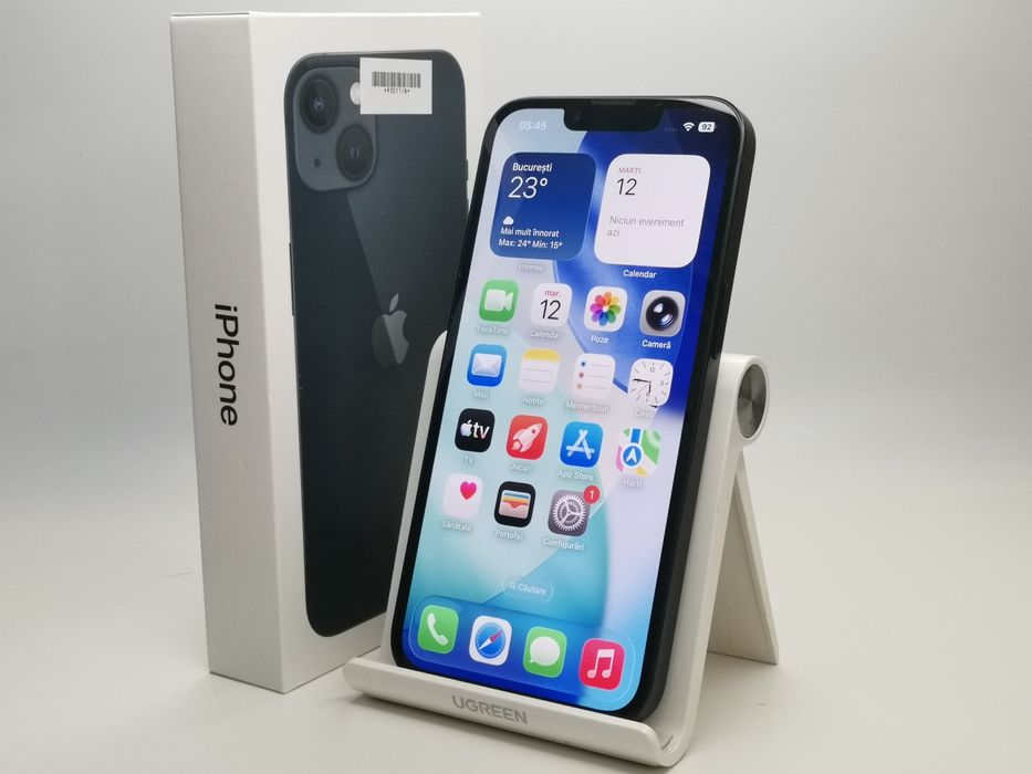 Apple iPhone 13 128GB Midnight 4GB Single, Garantie 24 luni | #R93011