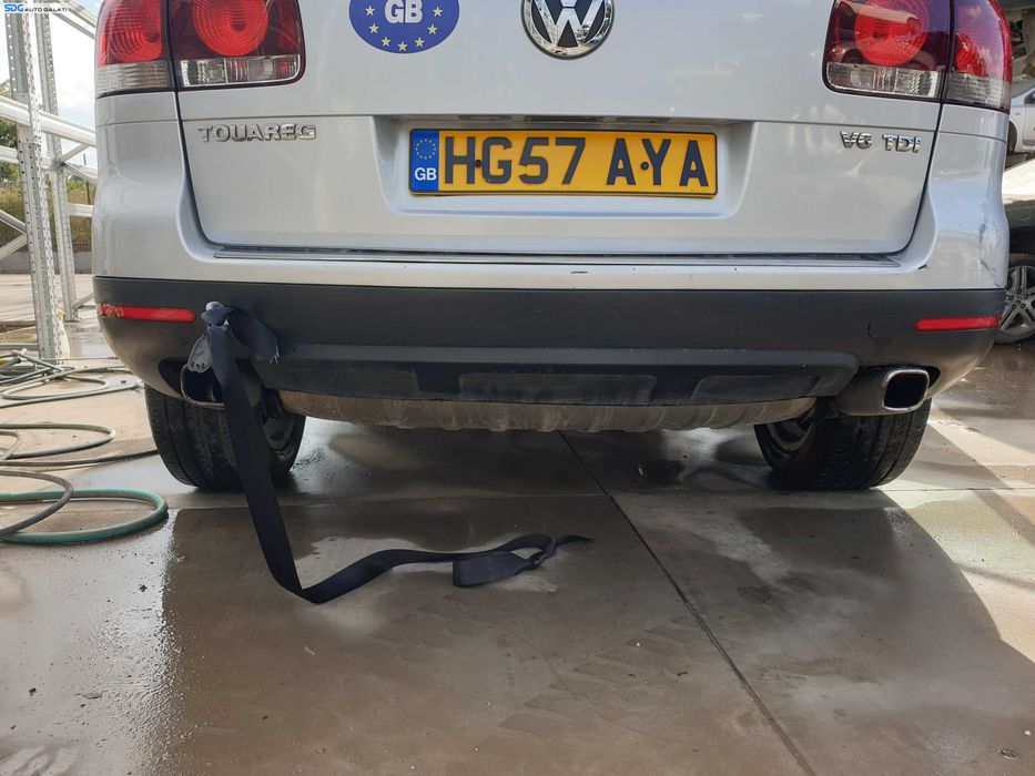 Bara Spoiler Spate cu Locas Senzori Parcare cu Defect Volkswagen Touareg 7L 2002 - 2010 Culoare LA7W [K8273]