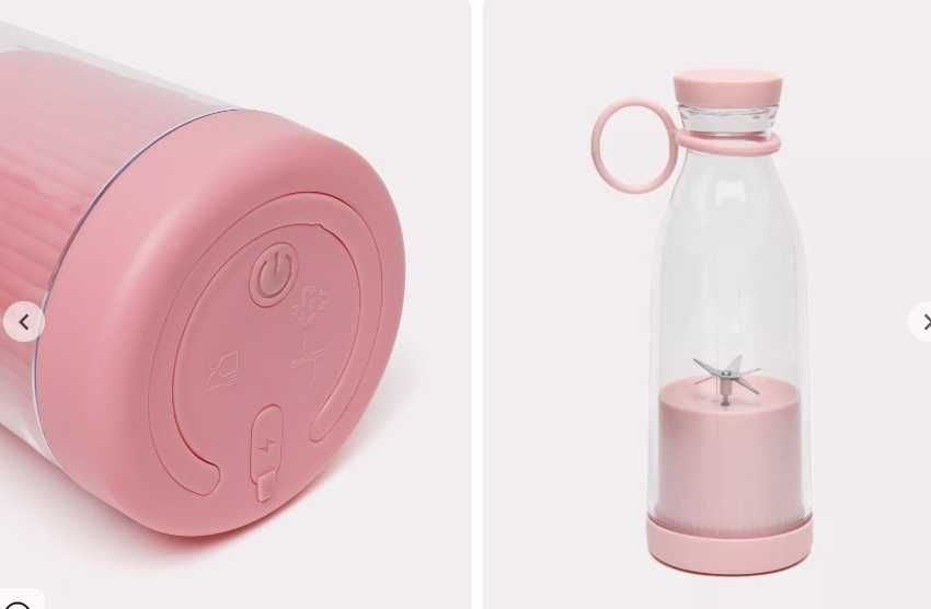 Portativ simsiz mini blender, sharbat, smuzi va kokteyllar uchun