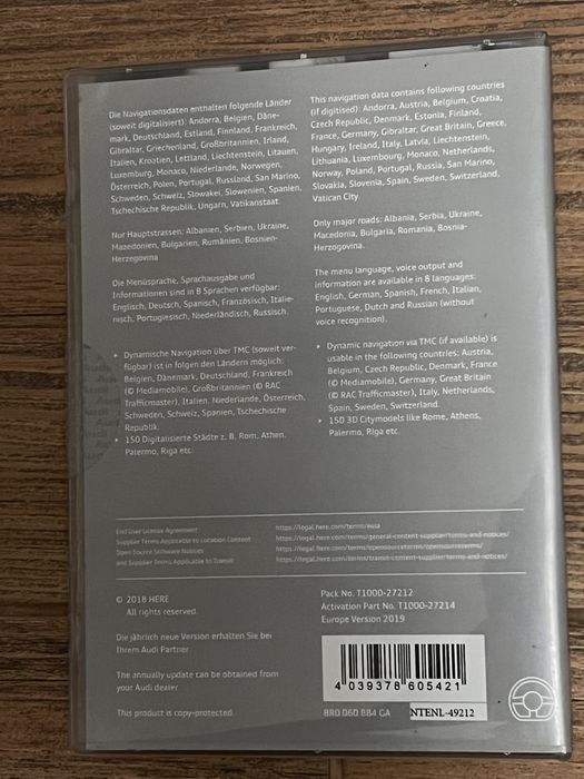 Harti MMI MIB-S audi oem