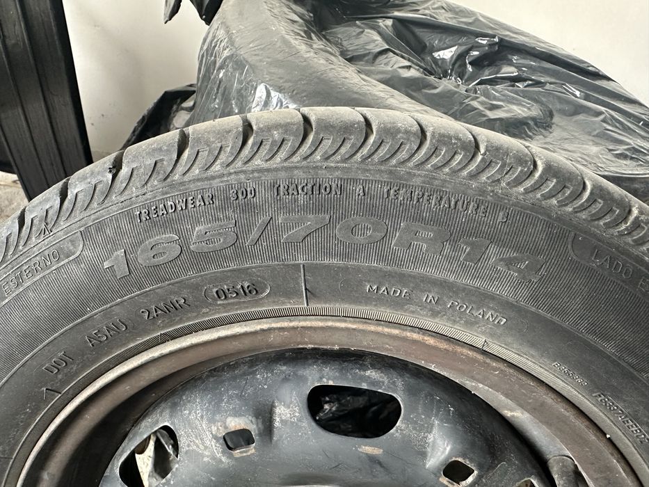 летни гуми Fulda с джанти 185/70 R14 87T – почти нови