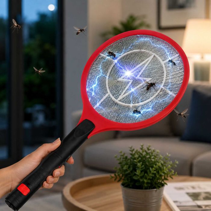 Paleta electrica anti-insecte muste tantari molii incarcare priza 230V