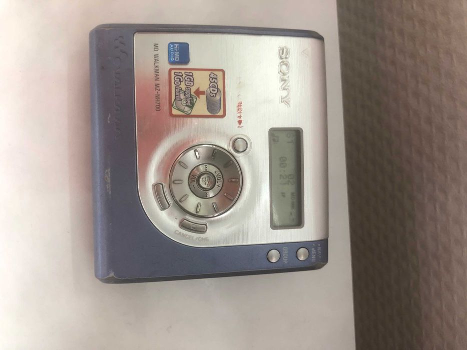 minidisc Sony MZ-NH 700 мини диск Сони