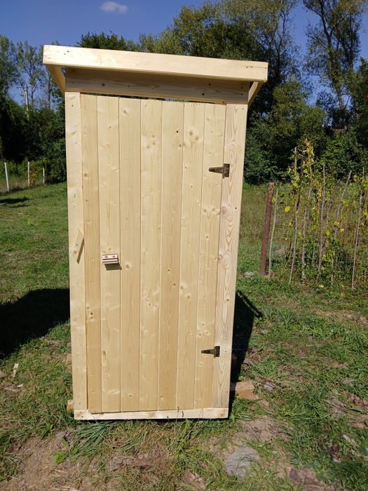 Wc gradina lemn toaleta afumatoare