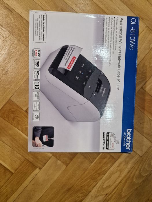 Imprimantă etichete termică Brother QL-810Wc | Wi-Fi, AirPrint