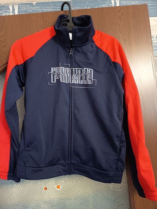 Bluză trening cu fermoar Puma pentru copii