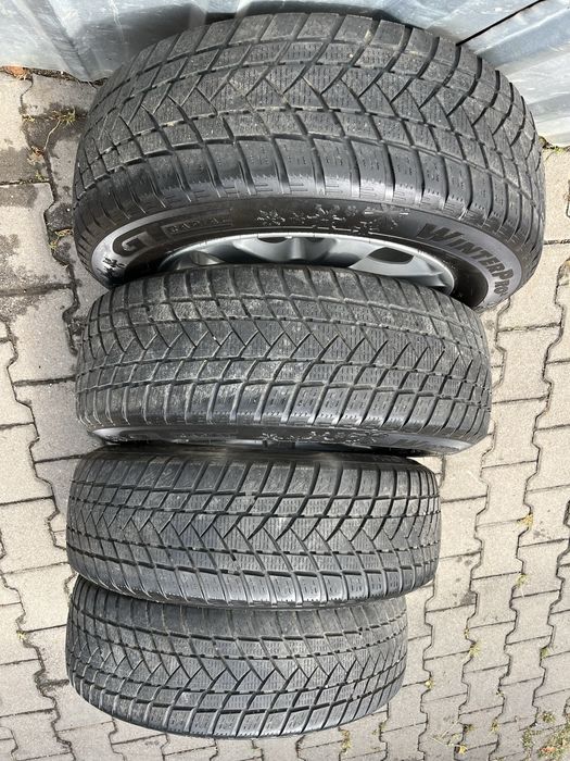 Jante aliaj 5x120mm, anvelope iarna 215/65 R16, VW T5, T6, Caravelle