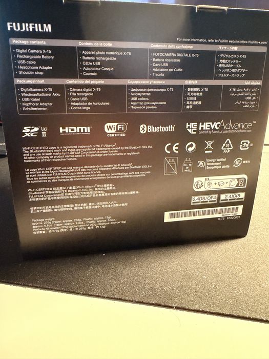 Fujifilm X-T5 nou sigilat silver