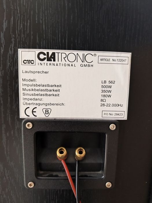 Boxe podea ClaTronic Germany