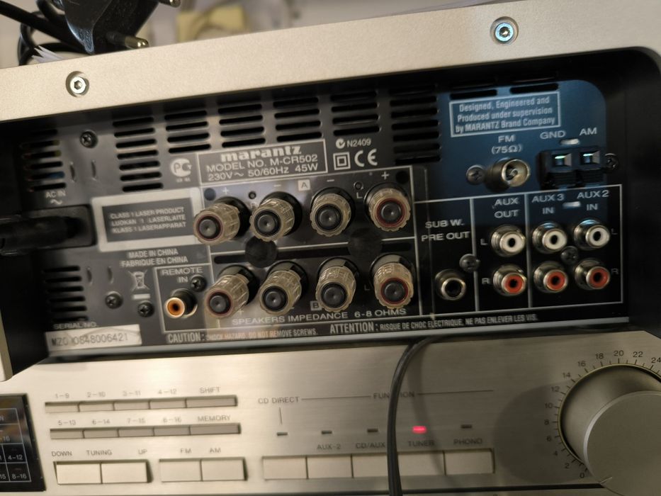 Marantz M-CR502 аудиосистема с дистанционно
