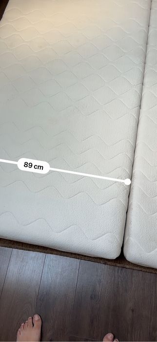 2 saltele premium 90/200 cm , cu husa detasabila