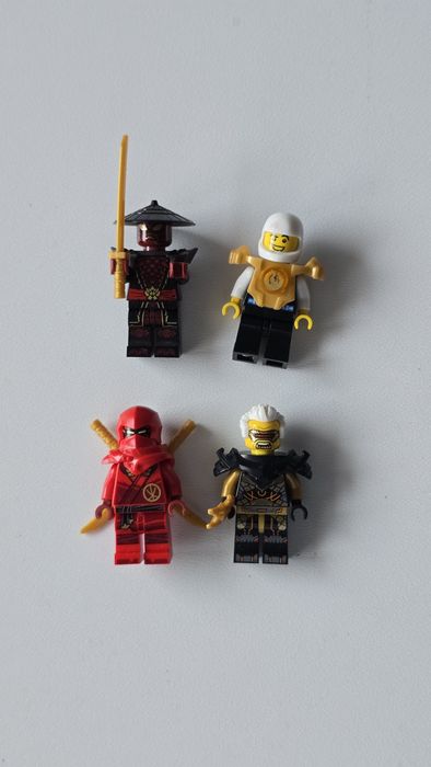 Minifigurine LEGO Ninjago, originale, 3 buc. + bonus