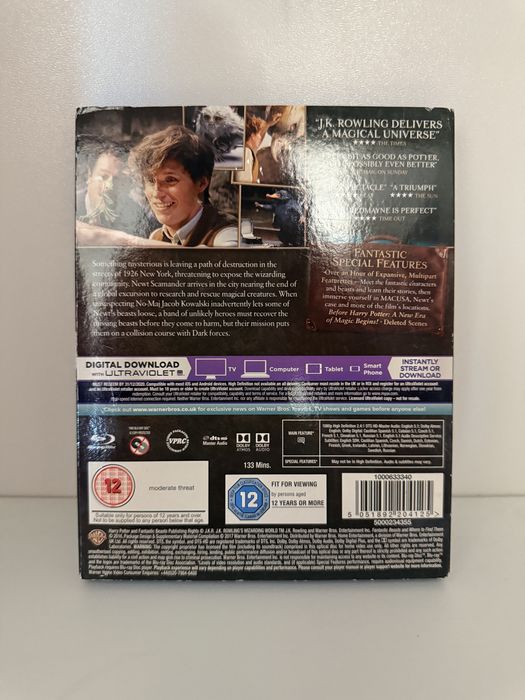 Fantastic Beasts and Where to Find Them Blu Ray