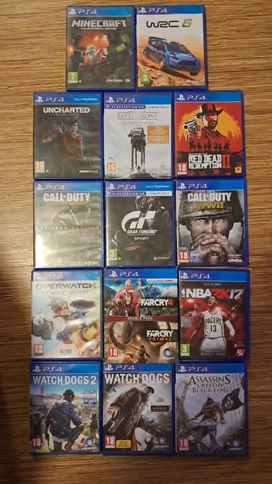 Продавам игри за PlayStation 4. 
всяка от игрите може да се купи от