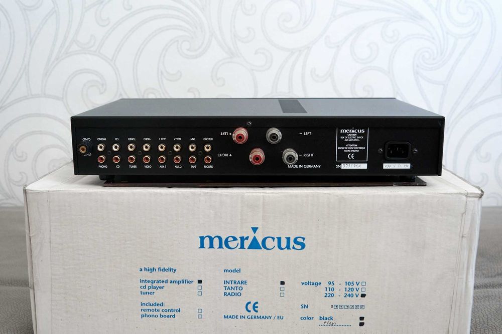 Hi-End усилитель Meracus Intrare (Germany)