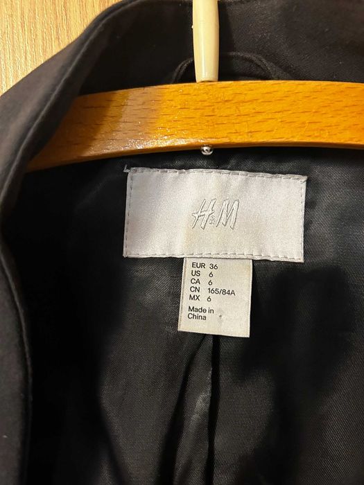 Sacou negru, elegant, cu mâneci scurte