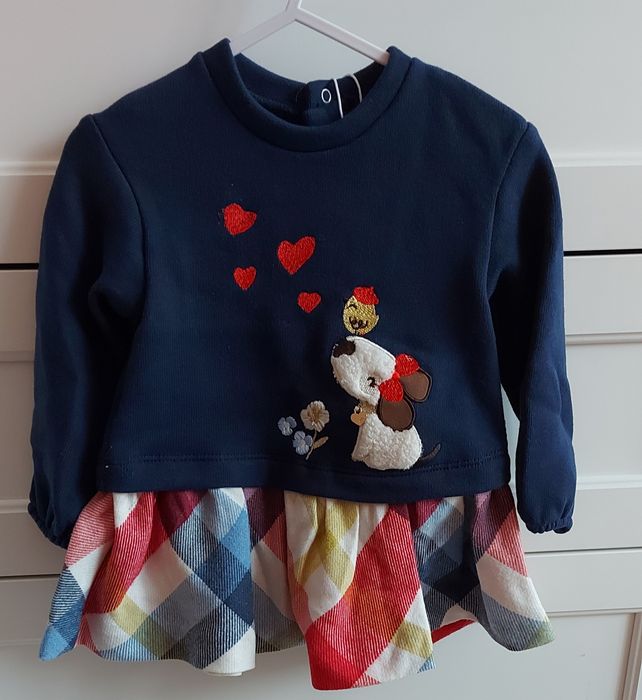 Mayoral бебешка зимна рокляl 80 р-р