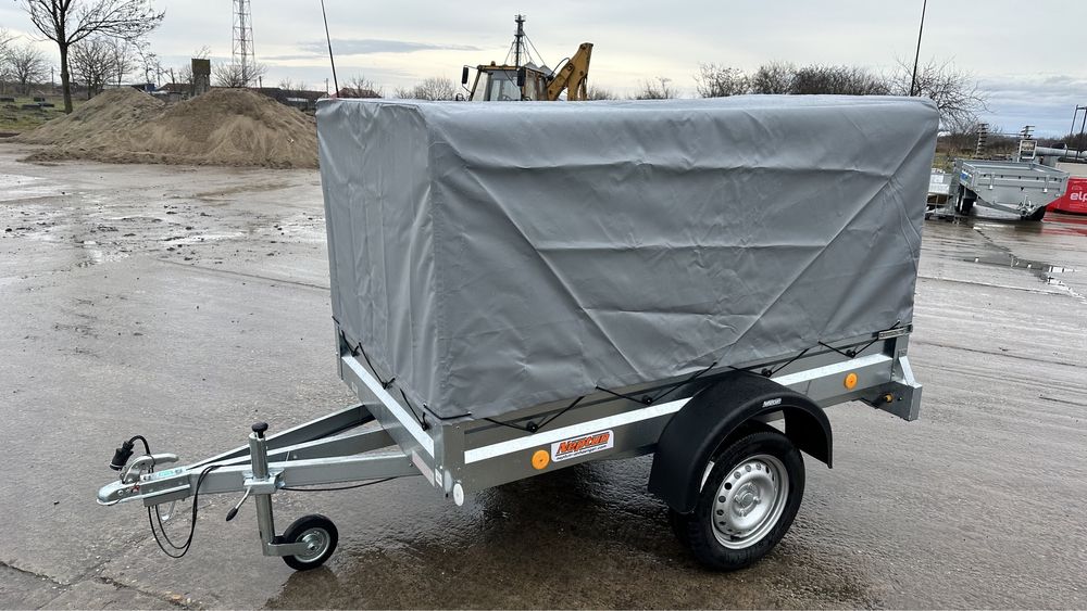 Remorca auto Neptun 202x114x110cm prelata. Promotie Craciun