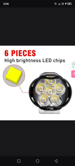 Фары для мотоцикл  самокат итд