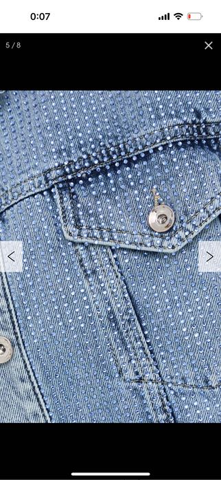 Дънково яке с камъчета Patrizia Pepe