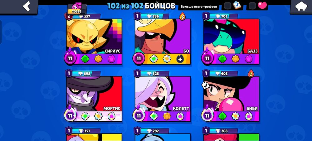 Аккаунт в Brawl Stars