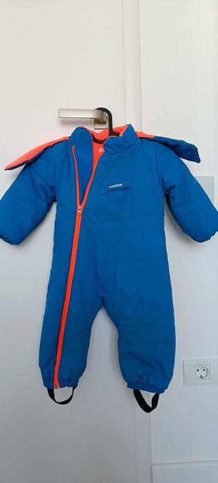 Combinezon călduros Decathlon 76-81 cm, 18 luni