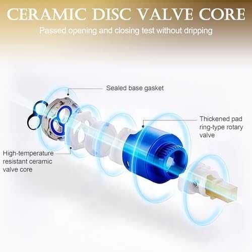 Нов Ретро смесител за мивка с керамична дръжка и 2 маркуча кран чешма баня