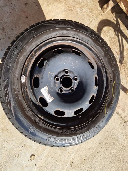 Anvelope 185 60 15 cu jante vw polo