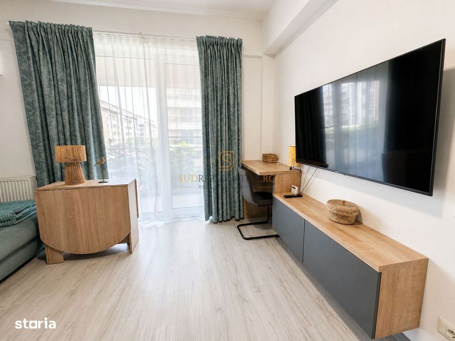Inchiriere studio complet mobilat, loc de parcare -Str. Biruintei