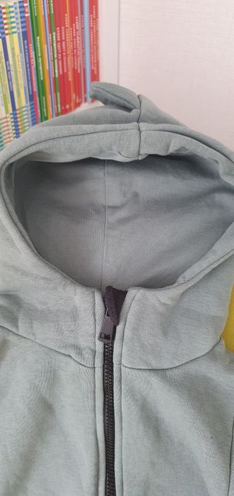 Комбинезон флисовый 98 размер, цвет эвкалипт