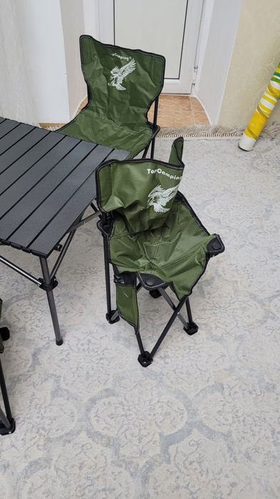 Туристический стол с 4-я стульями Camping