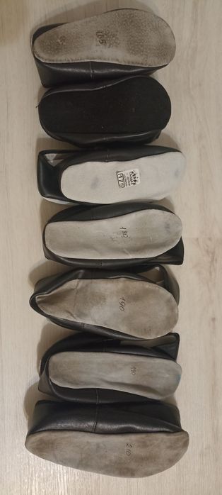 Чешки детские кожаные