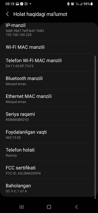 Xotira 32 gb holati yaxshi dakint karopkasi bor