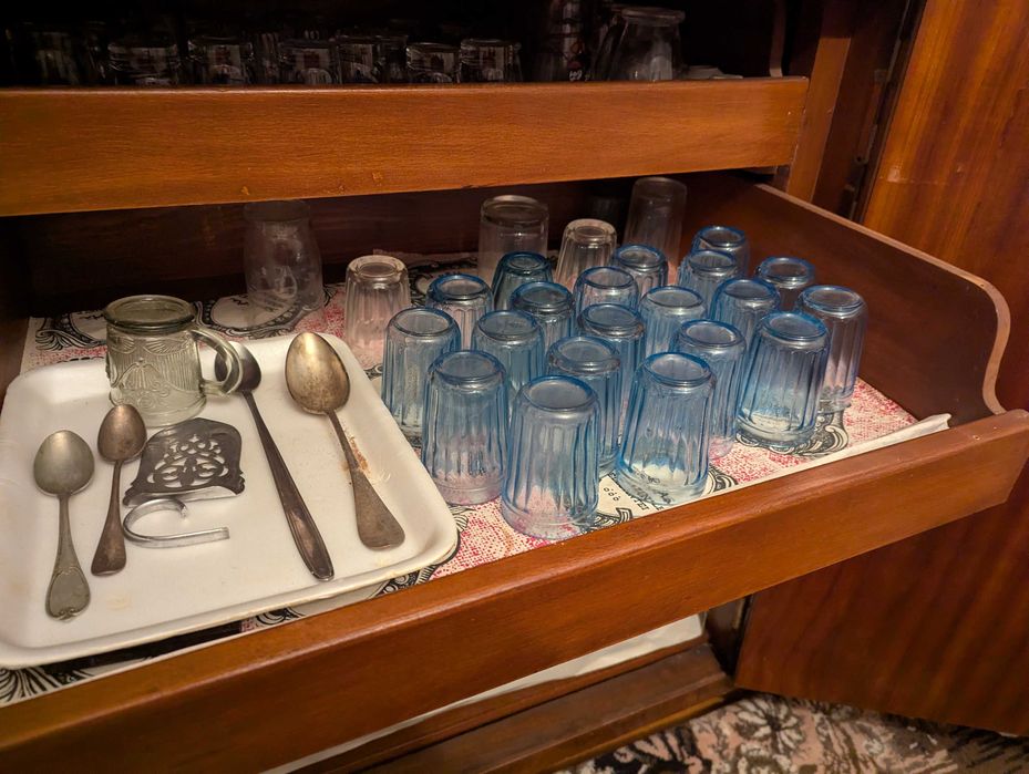 Seturi pahar, cesti, decantor, vintage