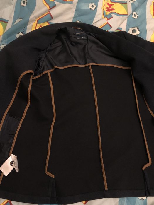 Пиджак темно-синий