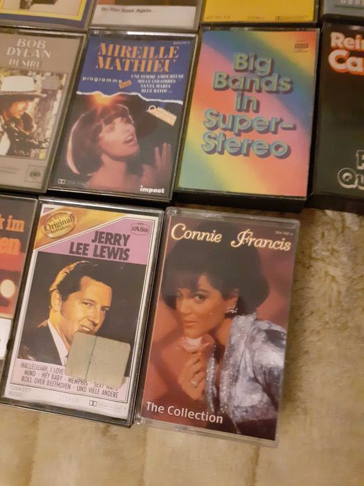 casete audio abba bob dylan mireille mathieu gheorghe zamfir
