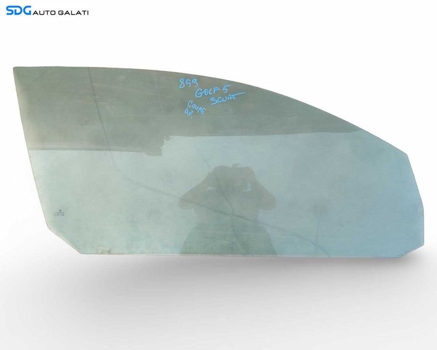 Geam Sticla de pe Usa Portiera Dreapta Fata Volkswagen Golf 5 Coupe 2004 - 2008 [A1053]