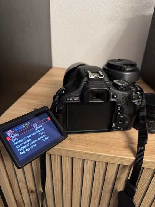 Aparat foto Canon 600D cu 2 obiective