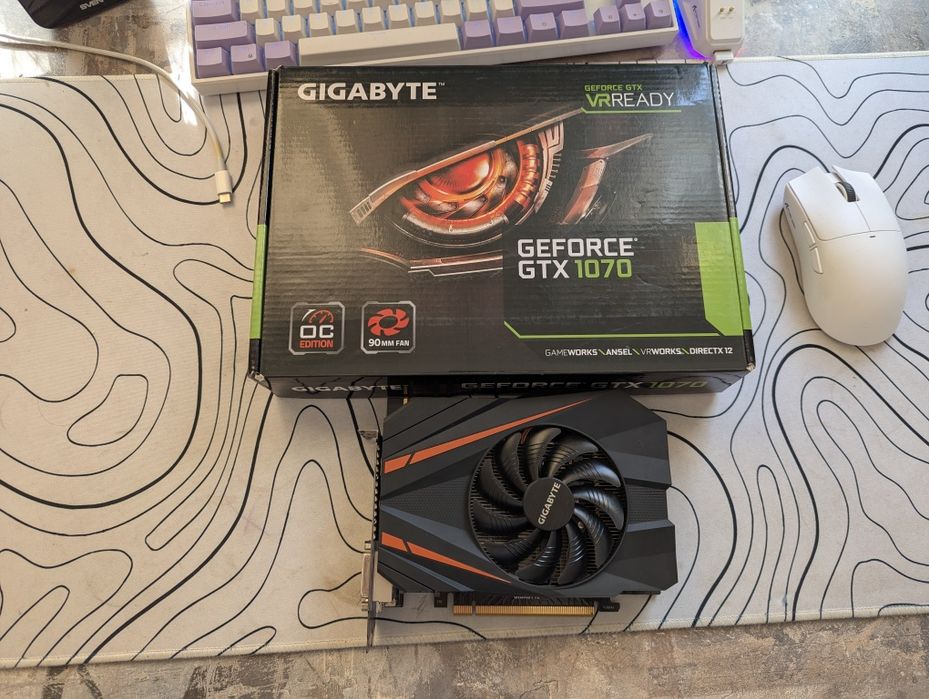 Видеокарта GTX 1070 8GB