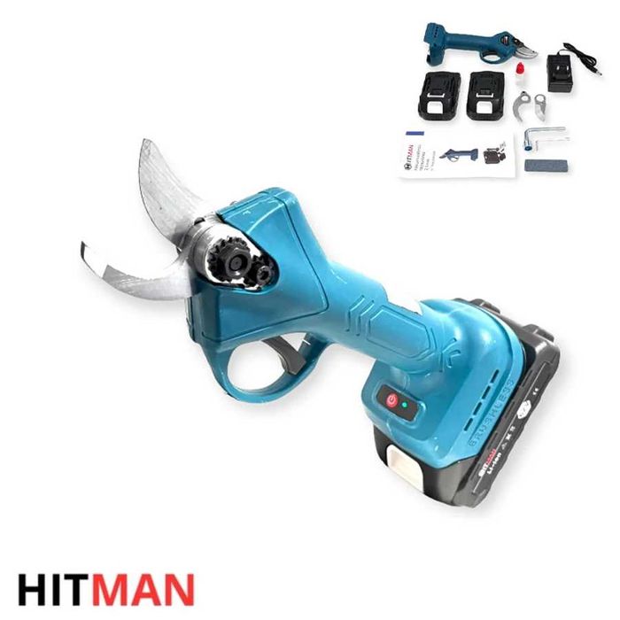 Foarfeca pe acumulator Hitman, 2 baterii si 2 lame, 62V .