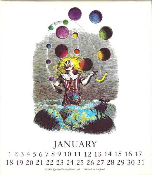 CD Queen - Innuendo - Limited Edition w 1991 Calendar