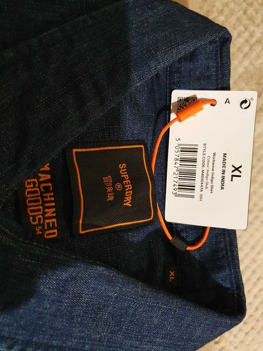 Нова дънкова риза SUPERDRY  XL