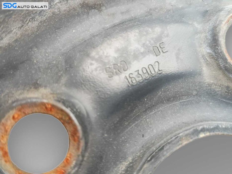 Janta Roata Rezerva Normala Tabla Otel 205 55 16 R16 M+S Volkswagen Jetta 4 MK4 2011 - 2018 (1K0601027A 6 1/2JX16H2 ET50) [JNT0019]